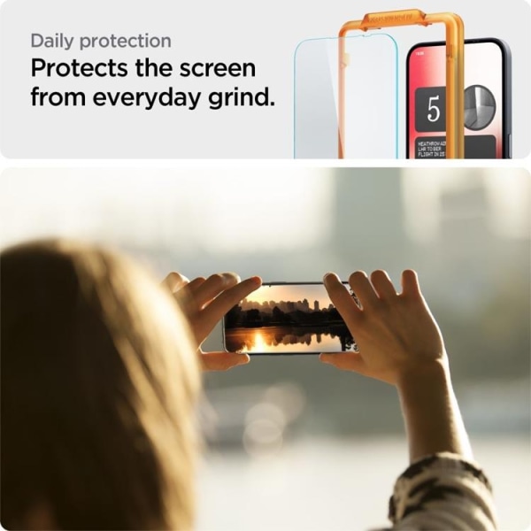 [2-Pack] Spigen Galaxy A35 5G Skærmbeskytter af hærdet glas ALM Glas.Tr