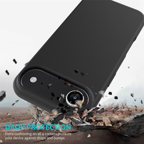 Mobilskal till iPhone Air Liquid Silikon - Svart Svart