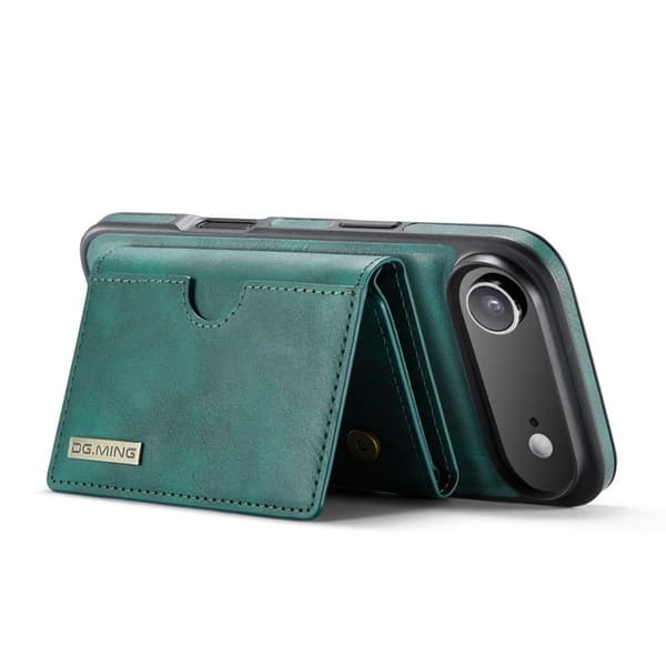 DG.MING M6 Series Mobilskal till iPhone Air Magnetiskt Plånboksfodral Grön