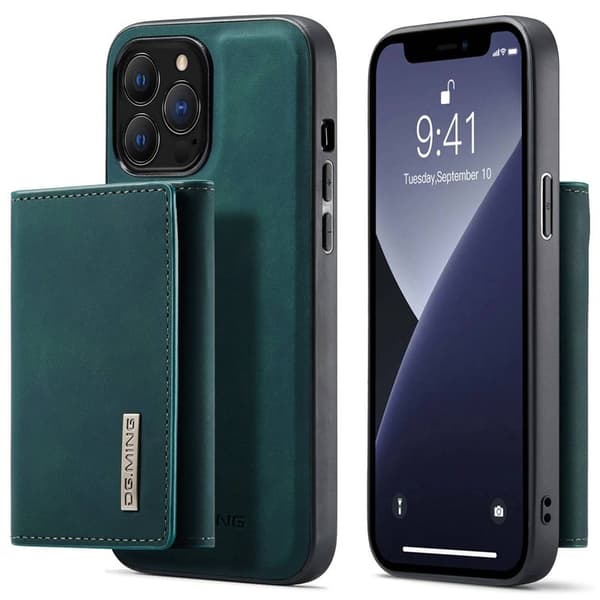 DG.MING M1 Series Mobilskal till iPhone 14 Pro 2-i-1 Grön