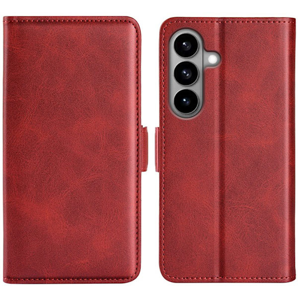 Plånboksfodral för Samsung Galaxy S26 Konstläder - Röd