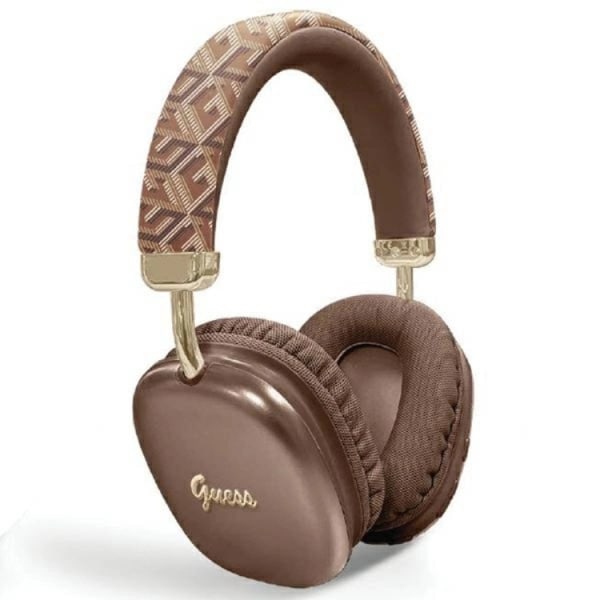 Guess On-ear -kuulokkeet Bluetooth GCube Metallic Script -logo - Bru
