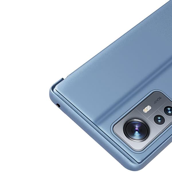 Xiaomi 12 Lite -kotelo Clear View Flip - Pinkki Rosa
