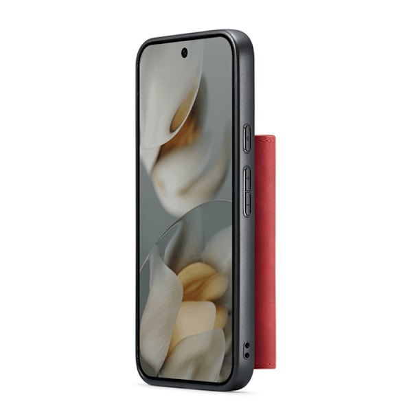 DG.MING Google Pixel 10 Pro XL Plånboksfodral Detatchable M1 Röd