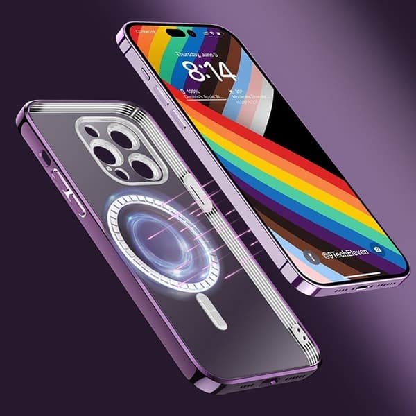 X-LEVEL Mobilskal till iPhone 15 Pro Max TPU MagSafe Lila