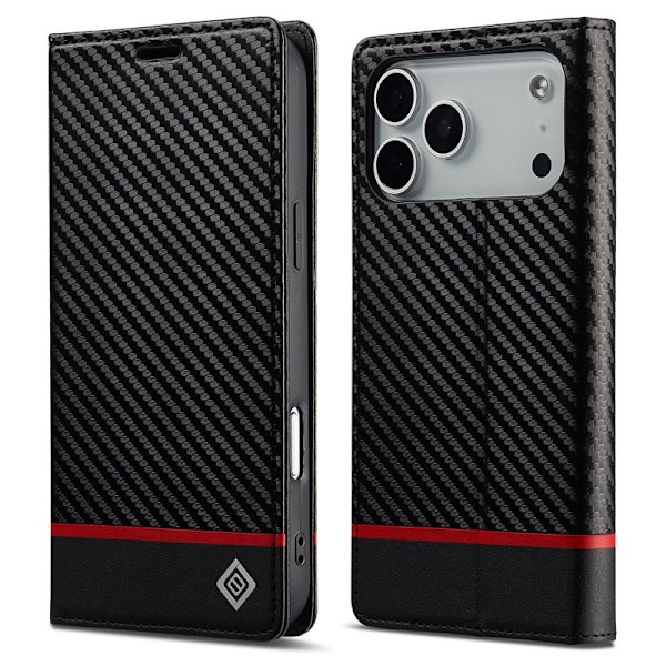 LC.IMEEKE iPhone 17 Pro Plånboksfodral Konstläder - Vit