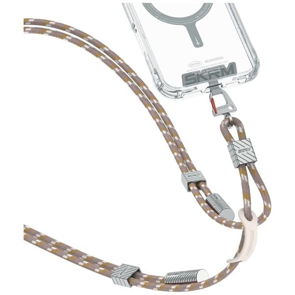 Skinarma 2in1 USB-C til USB-C kabelsnor Dyno Ve - Beige Beige