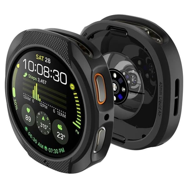 Spigen Galaxy Watch 8 (44mm) Etui Liquid Air - Sort Svart