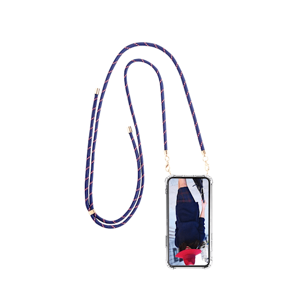 Boom Galaxy S9 Plus mobilhalsband skal - Rope RedBlue Rope RedBlue