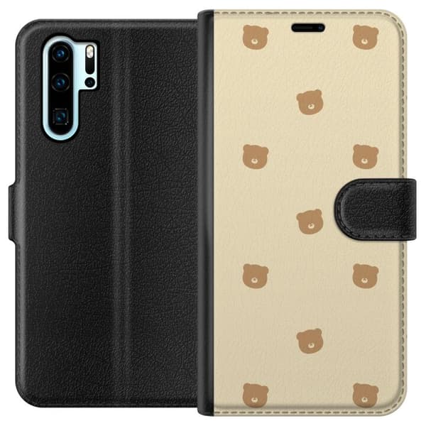 Pung Taske til Huawei P30 Pro med Bjørnemønster