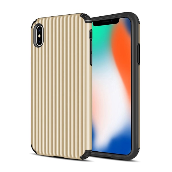 Hybrid Armor Skal till Apple iPhone X/Xs - Guld Gul
