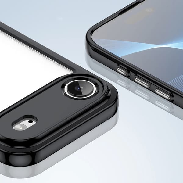 Mobilskal till iPhone Air Outer Space - Svart/Transparent Transparent