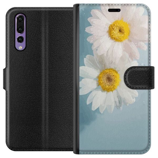 Plånboksfodral till Huawei P20 Pro med Sommarblommor