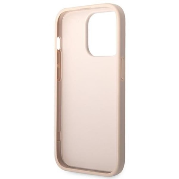 GUESS iPhone 14 Pro Max Skal Big Metall Logo - Rosa