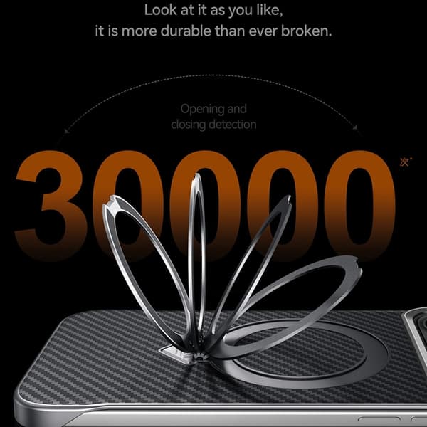 SULADA Mobilskal till iPhone 17 Pro Max MagSafe Kickstand - Lila Lila