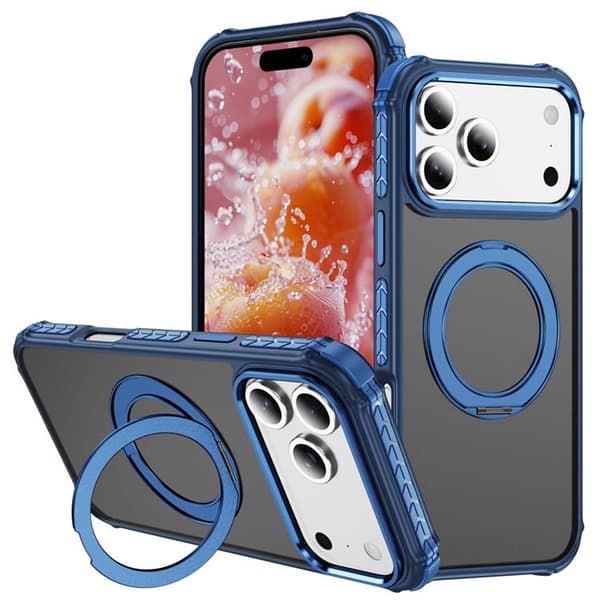 Mobilskal till iPhone 17 Pro MagSafe Skin Touch - Blå Blå
