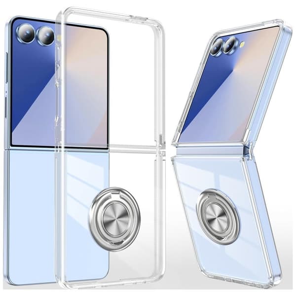 Beline Mobilskal För Galaxy Z Flip 8 Ring - Transparent Transparent