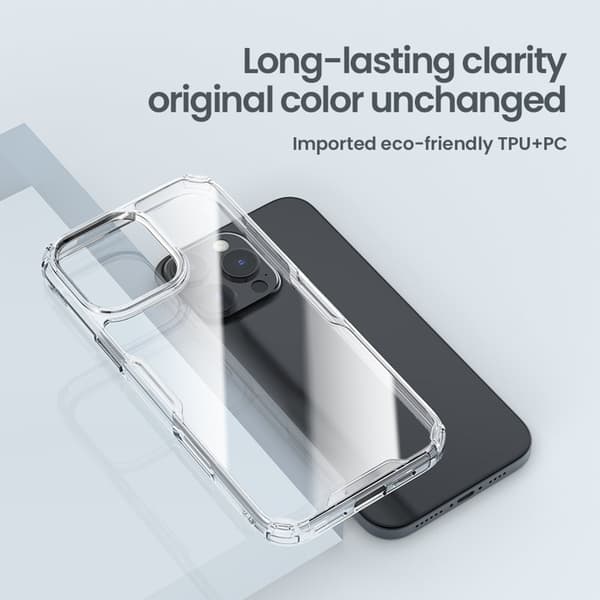 NILLKIN Nature Pro Series Mobilskal till iPhone 16 Pro Transparent