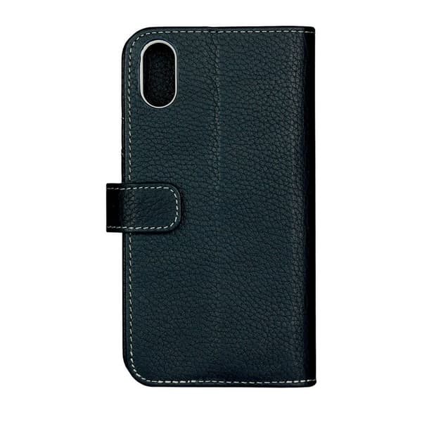 Onsala Collection ægte læder pungetui iPhone XS / X - Mari Blue