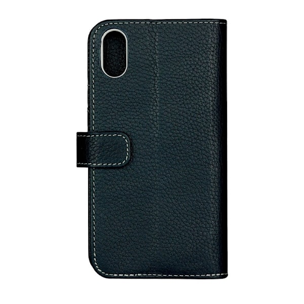 Onsala Collection äkta läder Plånboksfodral iPhone XS / X - Marinblå Blå
