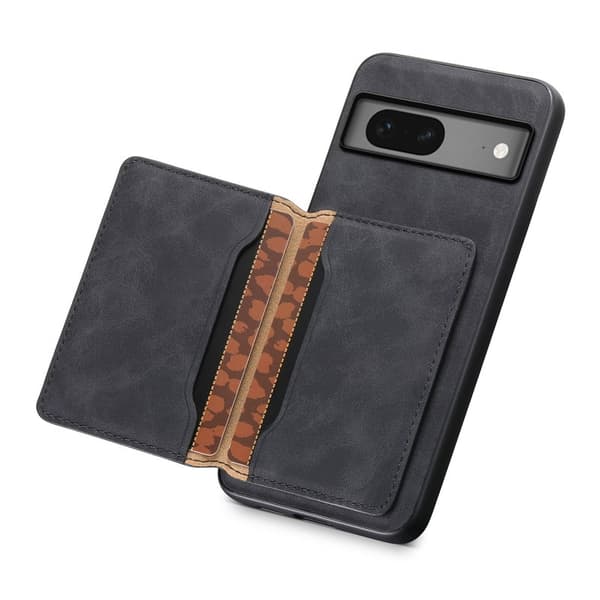 DENIOR D13 Google Pixel 7 5G Fodral Magnetiskt Konstläder Svart