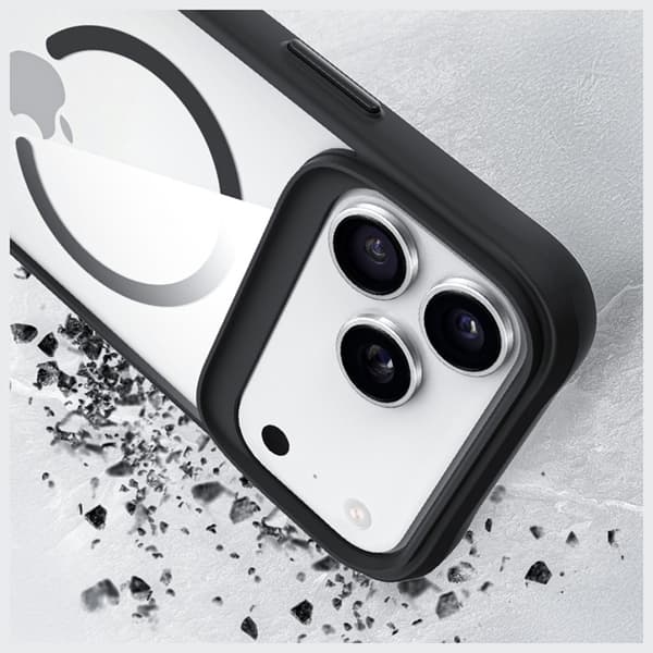 3MK Mobilskal till iPhone 17 Pro Max MagSafe Satin Armor - Transparent Transparent