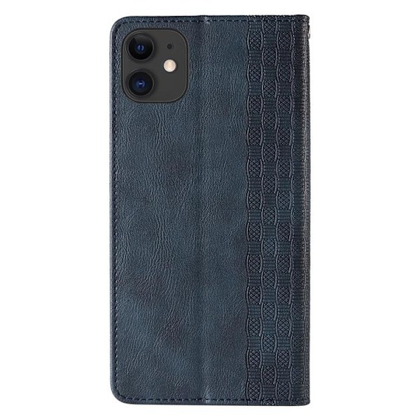 iPhone 12 Lompakkokotelo Magnet Strap - Sininen Blå