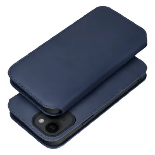 Galaxy A25 Wallet Case Dual Pocket - tummansininen