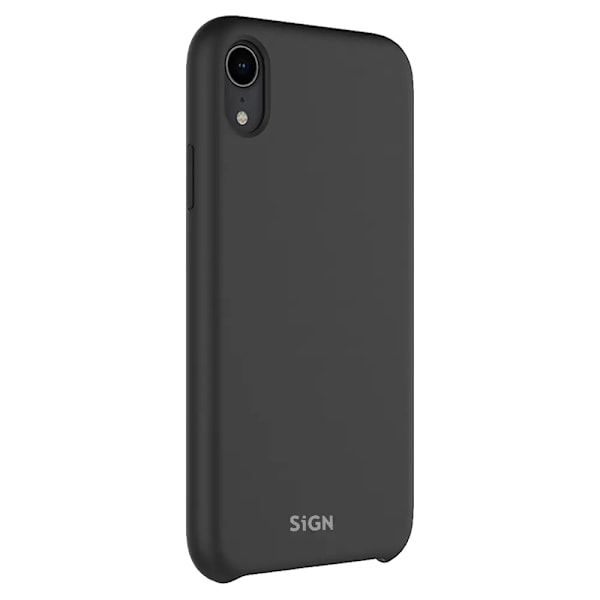 SiGN iPhone XS Max Skal Liquid Silicone - Svart