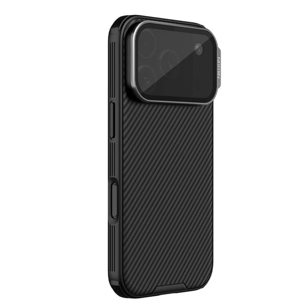 NILLKIN Camshield Prop Mobilskal till iPhone 17 Pro Clear Black Lens