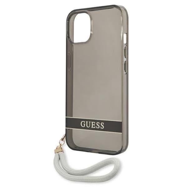 Guess iPhone 13 mini Skal Translucent Stap - Svart Svart