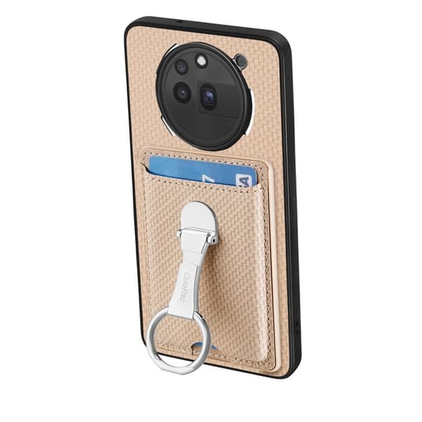 For Mobilskal till Nothing Phone (3a) Pro Äkta läder - Beige