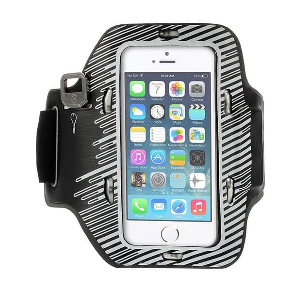 Armband med blinkande lampor till Apple iPhone 5S/5/5C - Vit White