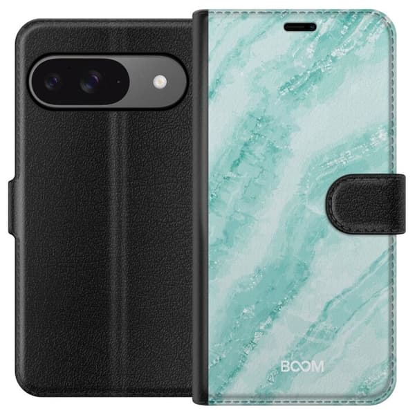 Plånboksfodral till Google Pixel 9 Pro med Mint Marble