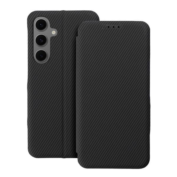Galaxy S25 Ultra Pung Taske Folio Sidemagnet - Sort Black