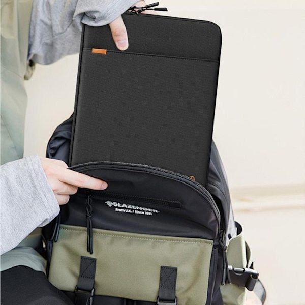 Tech-Protect Laptop Taske 15"-16" Defender - Sort Svart