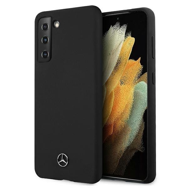 Mercedes Silicone Line Skal Galaxy S21 Plus - Svart Svart