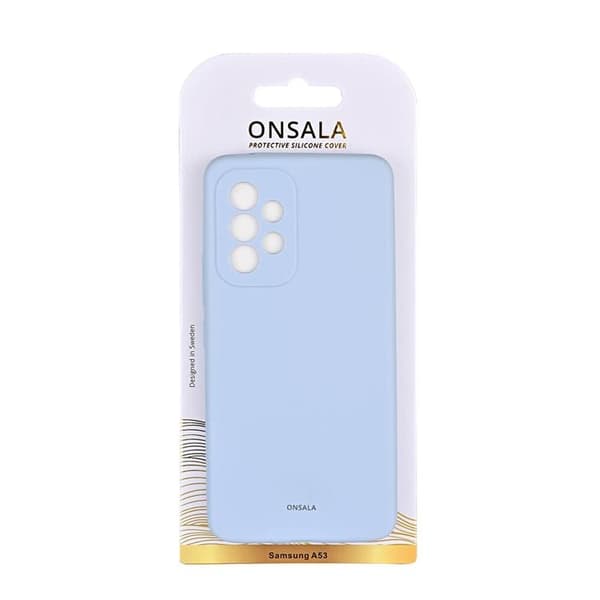Onsala Silikonikotelo Galaxy A53 5G - Vaaleansininen Blå
