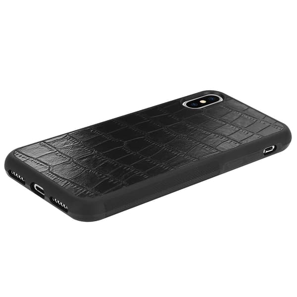 Boom Croco Taske til iPhone X/XS - Sort Black