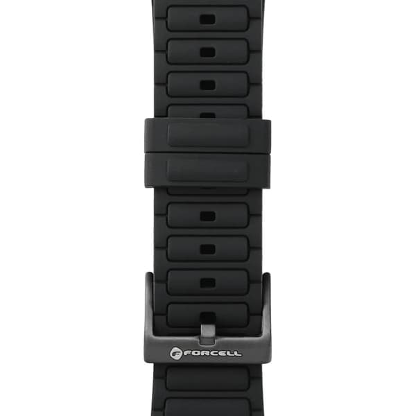 Forcell Apple Watch (38/40/41) Armbånd Silikone - Sort Svart