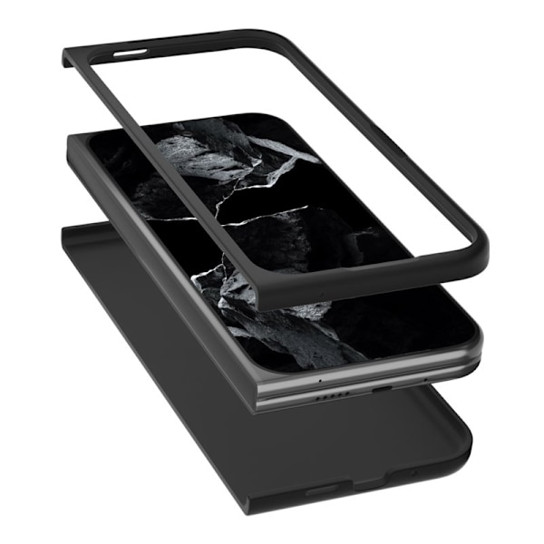 ABEEL Google Pixel 9 Pro Plånboksfodral Äkta Läder Röd