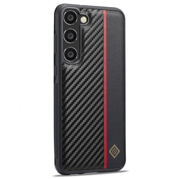 LC.IMEEKE Samsung Galaxy S24+ Plånboksfodral Konstläder - Svart