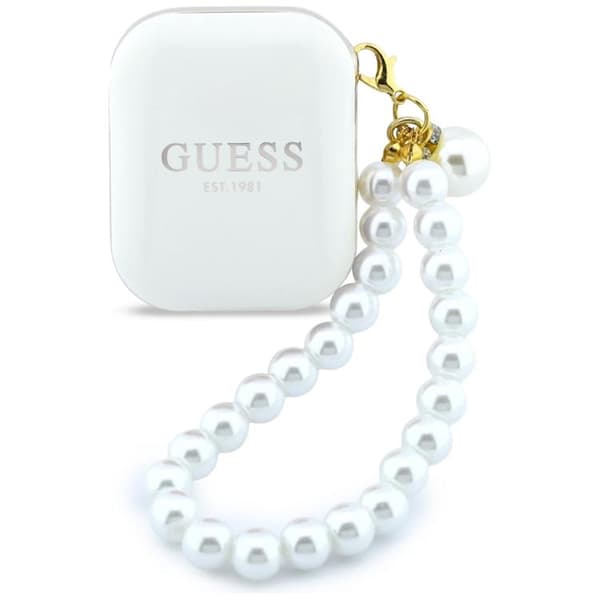 Guess TWS In-Ear Hörlurar Pearl Strap - Vit Vit