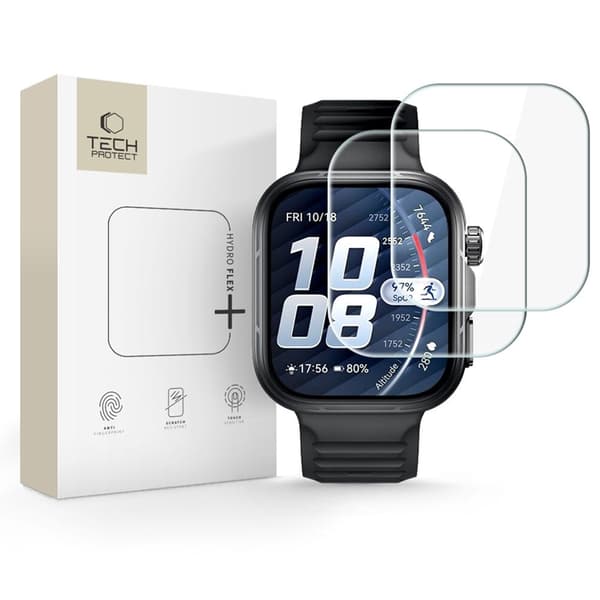 [2-Pack] Tech-Protect Skärmskydd Huawei Watch Fit 5 Pro Hydro Flex Transparent