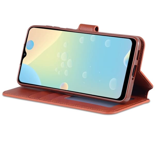 AZNS Samsung Galaxy A53 5G Plånboksfodral Konstläder - Brun