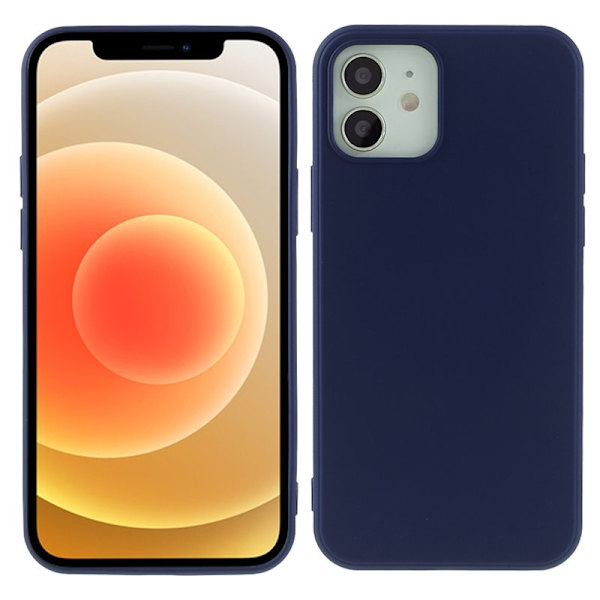 X-LEVEL Mobilskal till iPhone 12 mini i Flytande Silikon - Blå