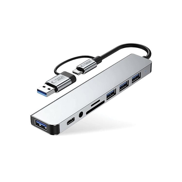 Tech-Protect HB06 9in1 Hub Adapter - Space Grå