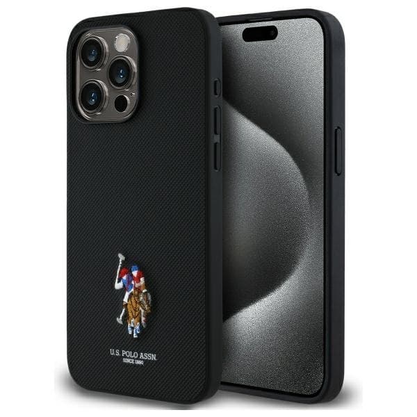 US Polo Mobilskal till iPhone 15 Pro Max Embroidered DH Color