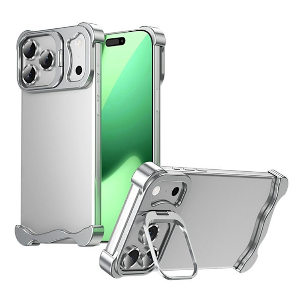 Mobilskal till iPhone 17 Pro Max Heat Dissipating Kickstand - Silver Silver