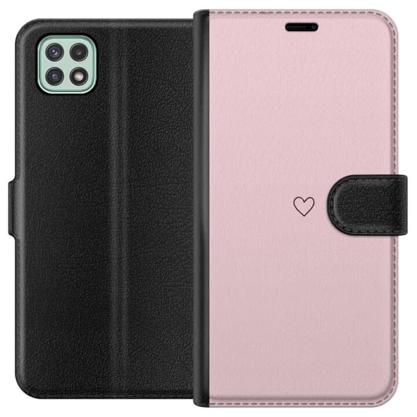 Pung Taske til Samsung Galaxy A22 5G med Lille Hjerte